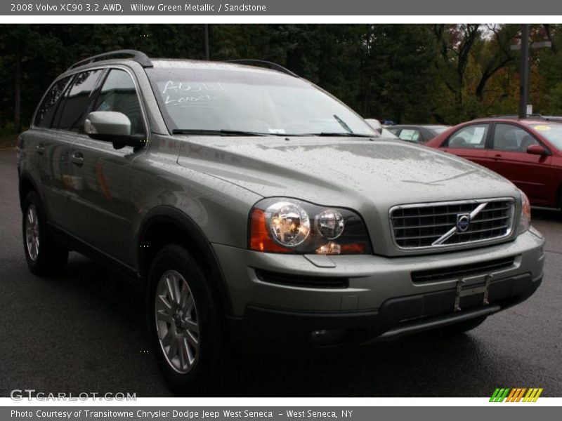 Willow Green Metallic / Sandstone 2008 Volvo XC90 3.2 AWD