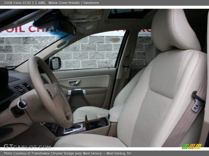 Willow Green Metallic / Sandstone 2008 Volvo XC90 3.2 AWD