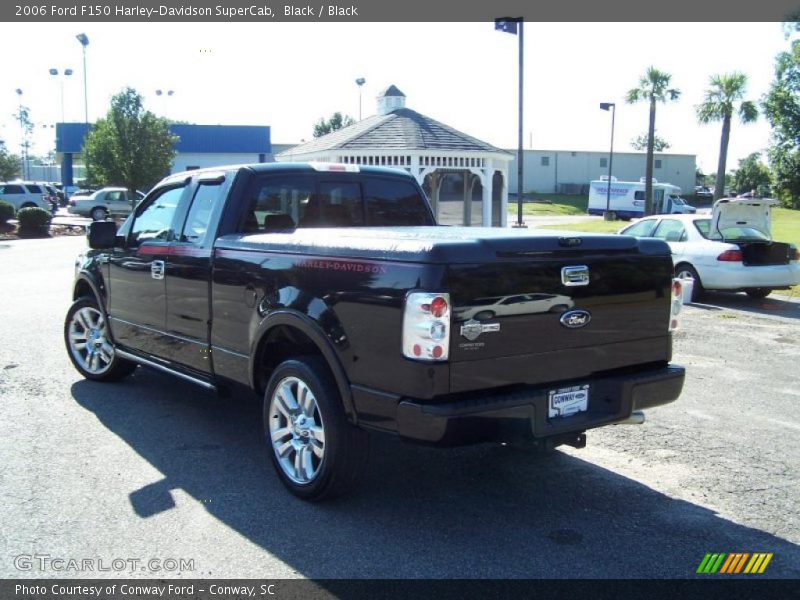 Black / Black 2006 Ford F150 Harley-Davidson SuperCab