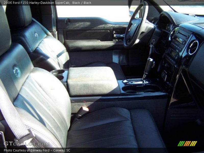 Black / Black 2006 Ford F150 Harley-Davidson SuperCab