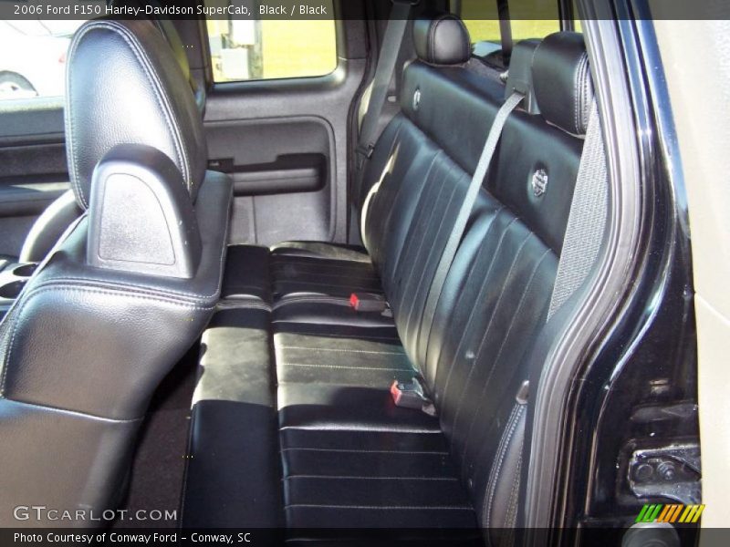 Black / Black 2006 Ford F150 Harley-Davidson SuperCab