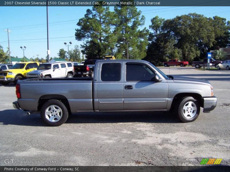 Graystone Metallic / Dark Charcoal 2007 Chevrolet Silverado 1500 Classic LT Extended Cab