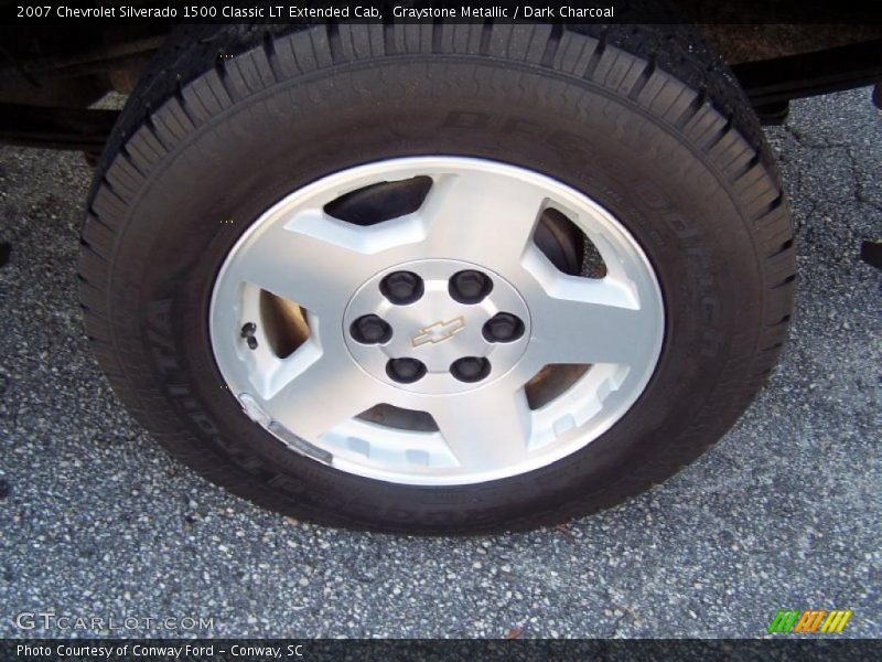 Graystone Metallic / Dark Charcoal 2007 Chevrolet Silverado 1500 Classic LT Extended Cab