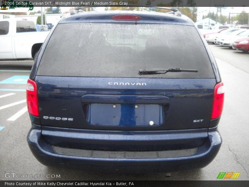 Midnight Blue Pearl / Medium Slate Gray 2006 Dodge Caravan SXT