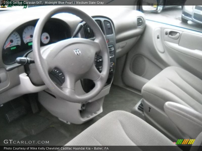 Midnight Blue Pearl / Medium Slate Gray 2006 Dodge Caravan SXT