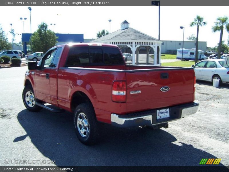 Bright Red / Dark Flint 2004 Ford F150 XLT Regular Cab 4x4