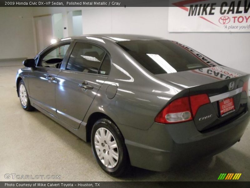 Polished Metal Metallic / Gray 2009 Honda Civic DX-VP Sedan