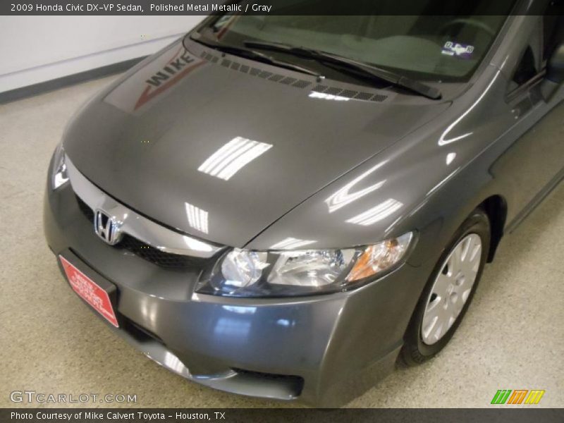 Polished Metal Metallic / Gray 2009 Honda Civic DX-VP Sedan