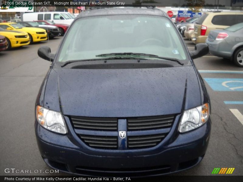 Midnight Blue Pearl / Medium Slate Gray 2006 Dodge Caravan SXT