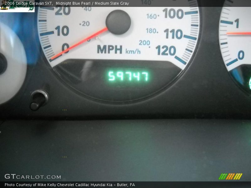 Midnight Blue Pearl / Medium Slate Gray 2006 Dodge Caravan SXT