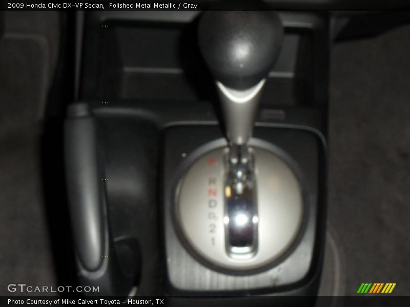 Polished Metal Metallic / Gray 2009 Honda Civic DX-VP Sedan
