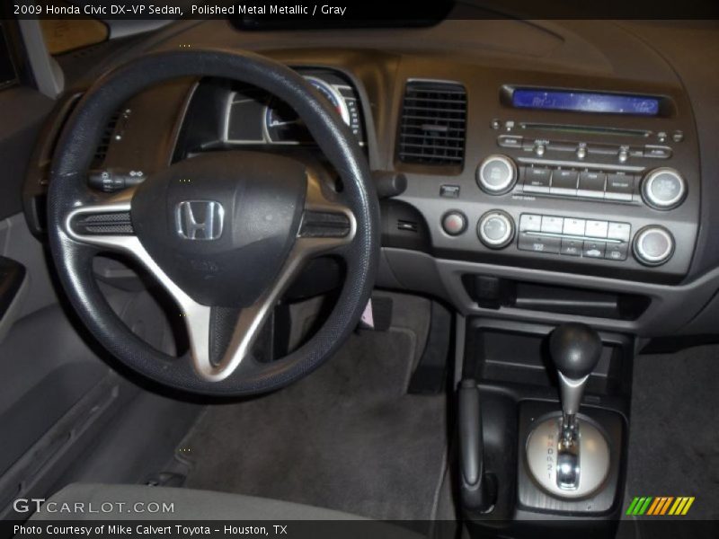 Polished Metal Metallic / Gray 2009 Honda Civic DX-VP Sedan