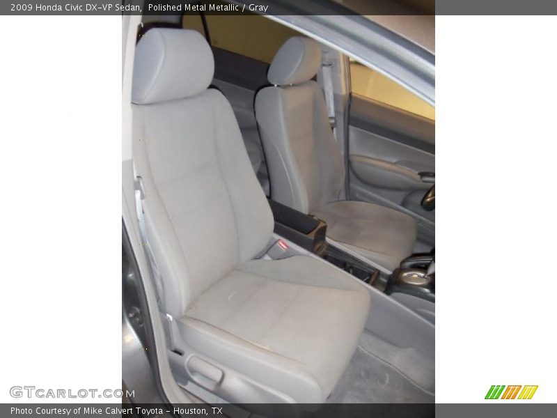 Polished Metal Metallic / Gray 2009 Honda Civic DX-VP Sedan