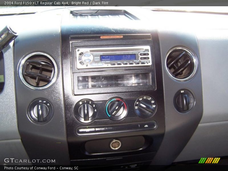 Bright Red / Dark Flint 2004 Ford F150 XLT Regular Cab 4x4