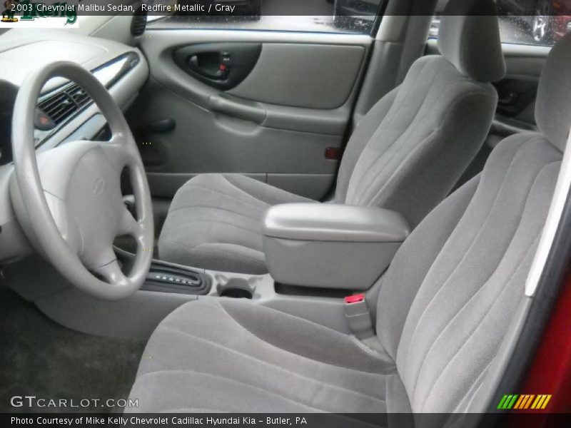 Redfire Metallic / Gray 2003 Chevrolet Malibu Sedan