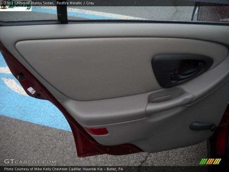 Redfire Metallic / Gray 2003 Chevrolet Malibu Sedan