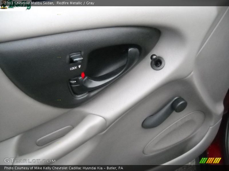 Redfire Metallic / Gray 2003 Chevrolet Malibu Sedan