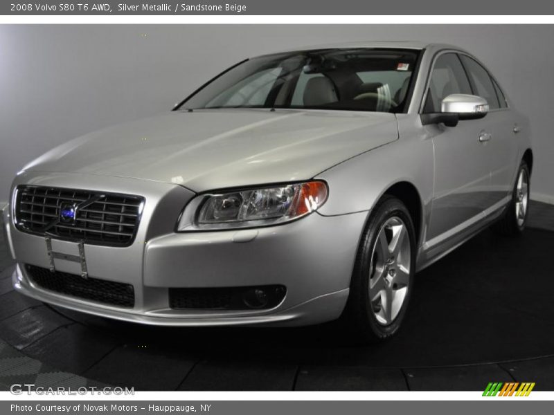Silver Metallic / Sandstone Beige 2008 Volvo S80 T6 AWD