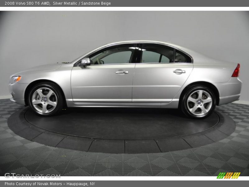 Silver Metallic / Sandstone Beige 2008 Volvo S80 T6 AWD