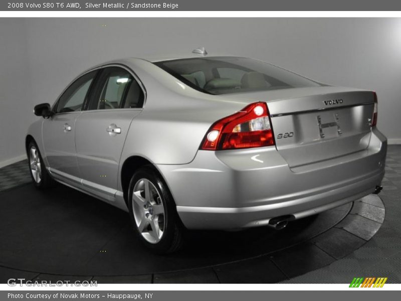 Silver Metallic / Sandstone Beige 2008 Volvo S80 T6 AWD
