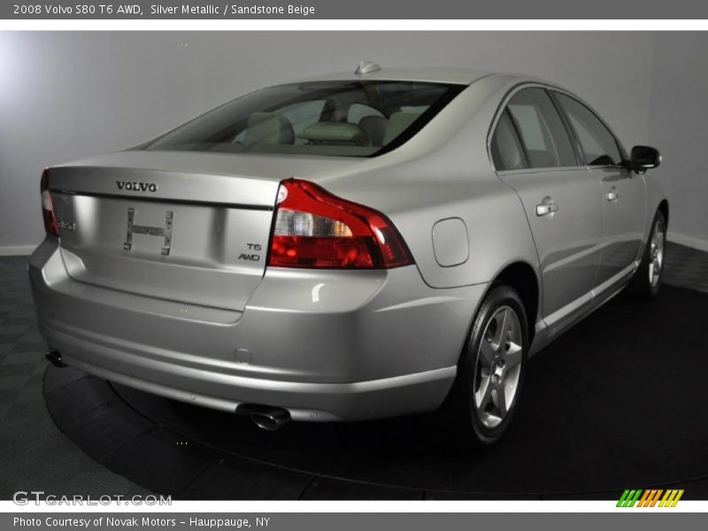 Silver Metallic / Sandstone Beige 2008 Volvo S80 T6 AWD