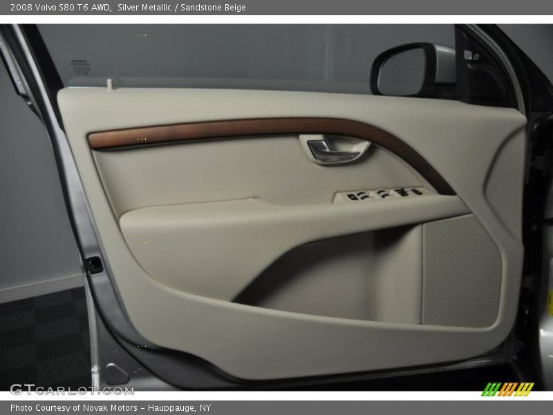 Silver Metallic / Sandstone Beige 2008 Volvo S80 T6 AWD