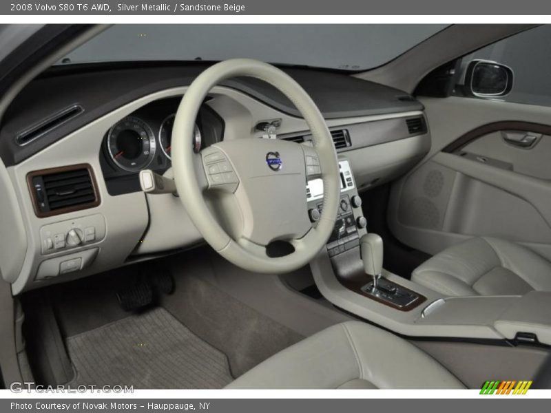 Silver Metallic / Sandstone Beige 2008 Volvo S80 T6 AWD