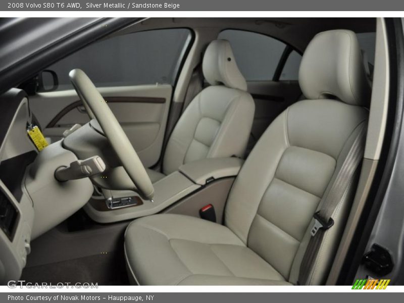 Silver Metallic / Sandstone Beige 2008 Volvo S80 T6 AWD
