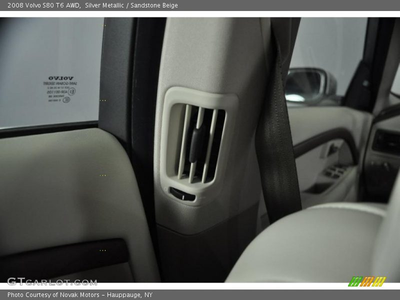 Silver Metallic / Sandstone Beige 2008 Volvo S80 T6 AWD