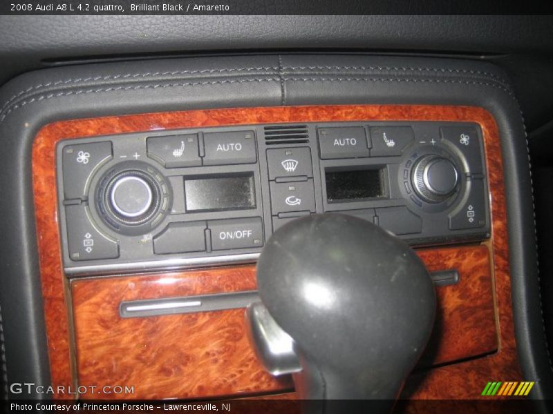 Brilliant Black / Amaretto 2008 Audi A8 L 4.2 quattro