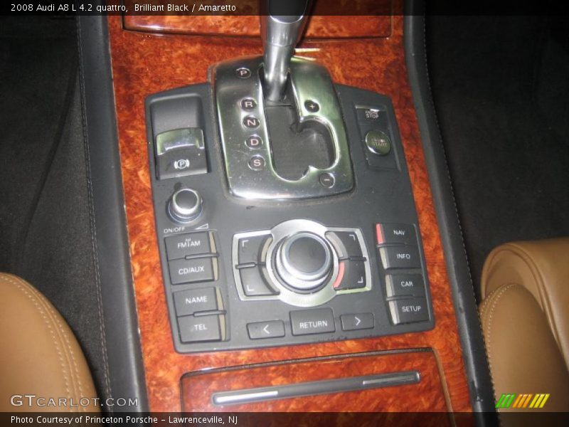 Brilliant Black / Amaretto 2008 Audi A8 L 4.2 quattro