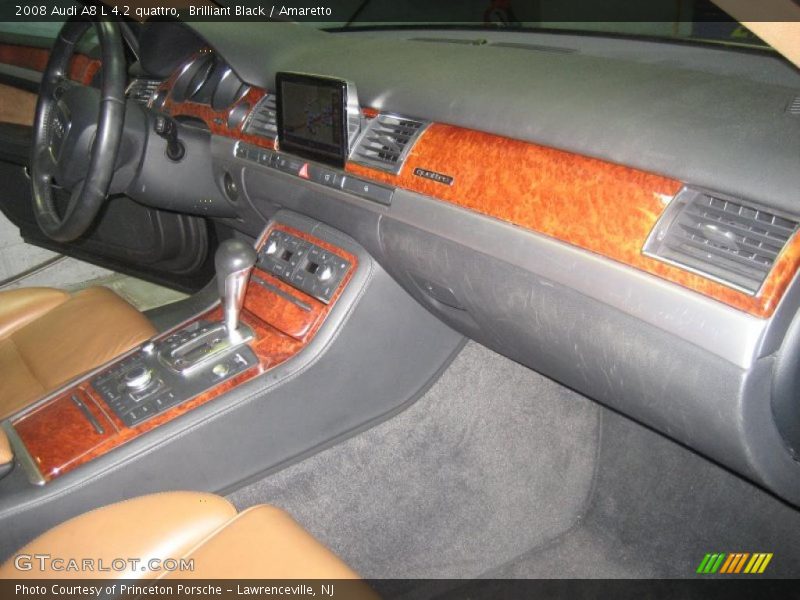 Brilliant Black / Amaretto 2008 Audi A8 L 4.2 quattro