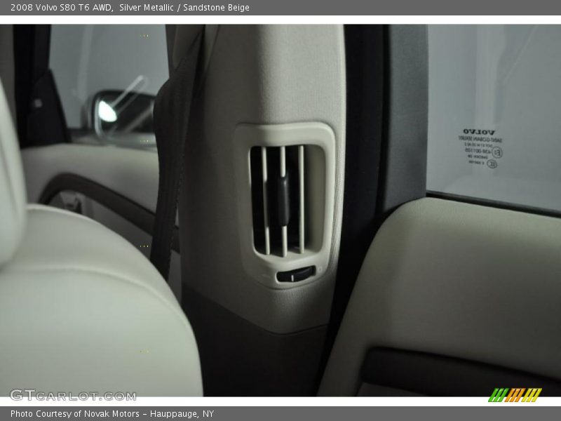 Silver Metallic / Sandstone Beige 2008 Volvo S80 T6 AWD