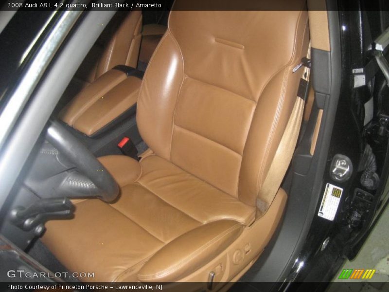 Brilliant Black / Amaretto 2008 Audi A8 L 4.2 quattro
