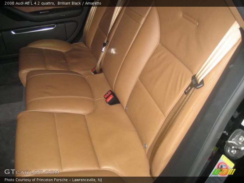Brilliant Black / Amaretto 2008 Audi A8 L 4.2 quattro