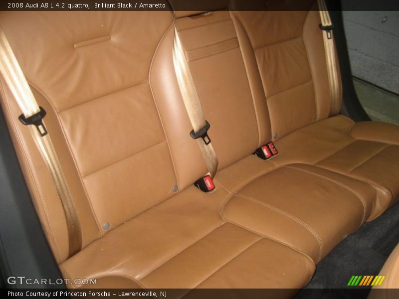 Brilliant Black / Amaretto 2008 Audi A8 L 4.2 quattro