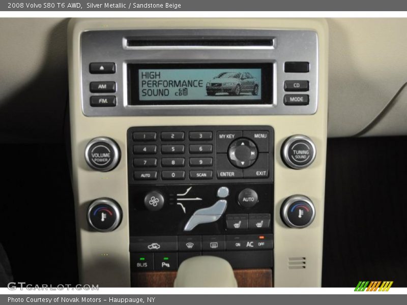 Silver Metallic / Sandstone Beige 2008 Volvo S80 T6 AWD