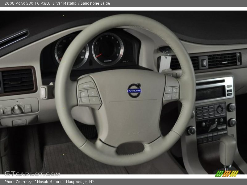Silver Metallic / Sandstone Beige 2008 Volvo S80 T6 AWD
