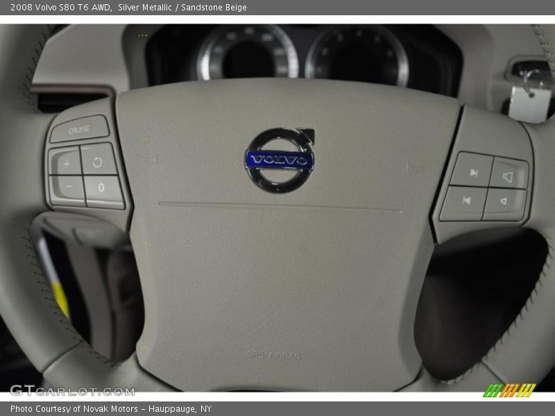 Silver Metallic / Sandstone Beige 2008 Volvo S80 T6 AWD