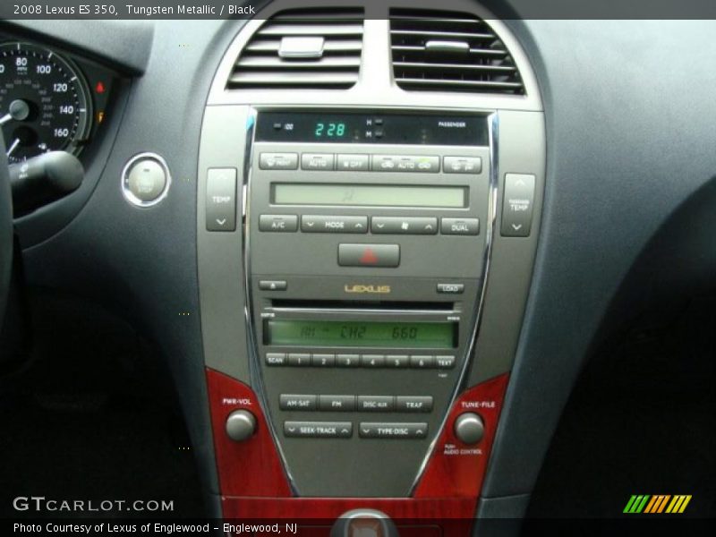 Tungsten Metallic / Black 2008 Lexus ES 350