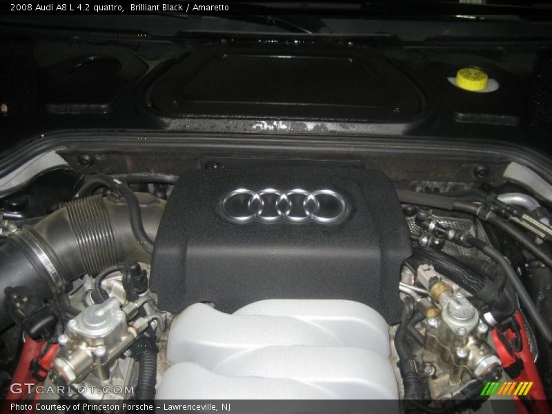Brilliant Black / Amaretto 2008 Audi A8 L 4.2 quattro