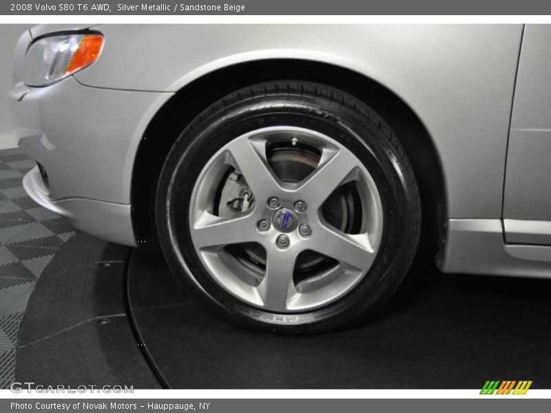 Silver Metallic / Sandstone Beige 2008 Volvo S80 T6 AWD
