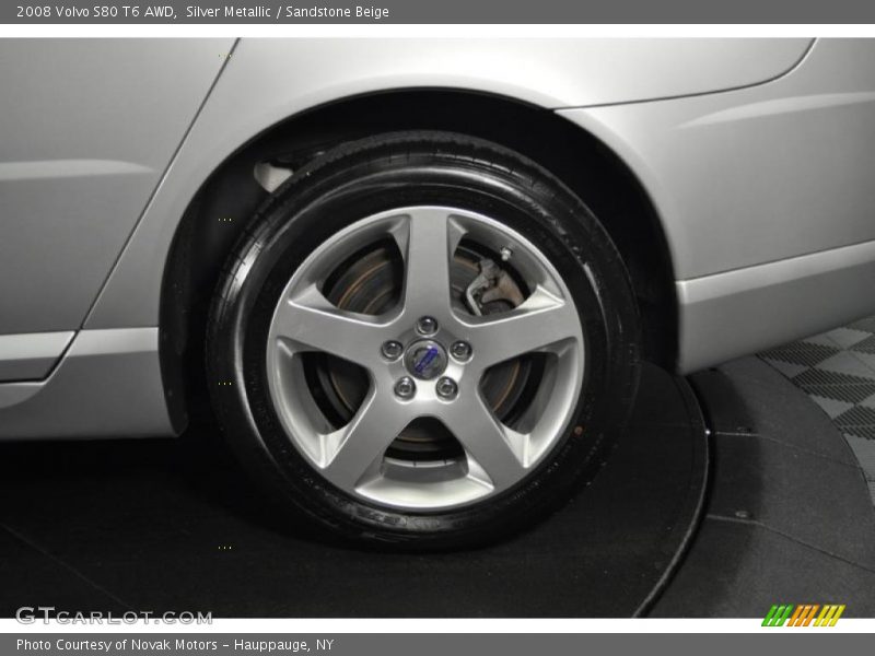 Silver Metallic / Sandstone Beige 2008 Volvo S80 T6 AWD