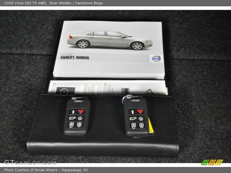 Silver Metallic / Sandstone Beige 2008 Volvo S80 T6 AWD