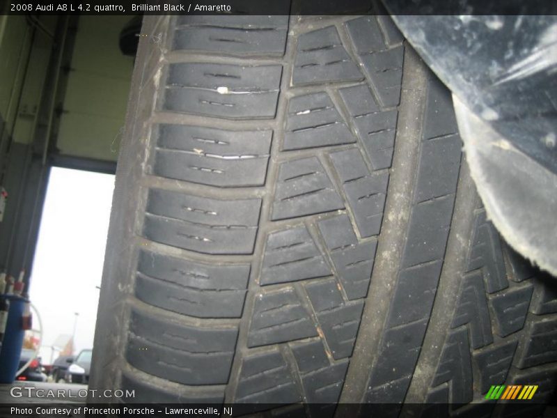 Brilliant Black / Amaretto 2008 Audi A8 L 4.2 quattro