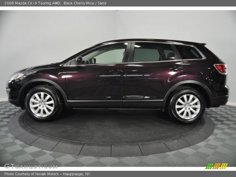 Black Cherry Mica / Sand 2008 Mazda CX-9 Touring AWD