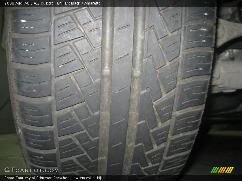 Brilliant Black / Amaretto 2008 Audi A8 L 4.2 quattro