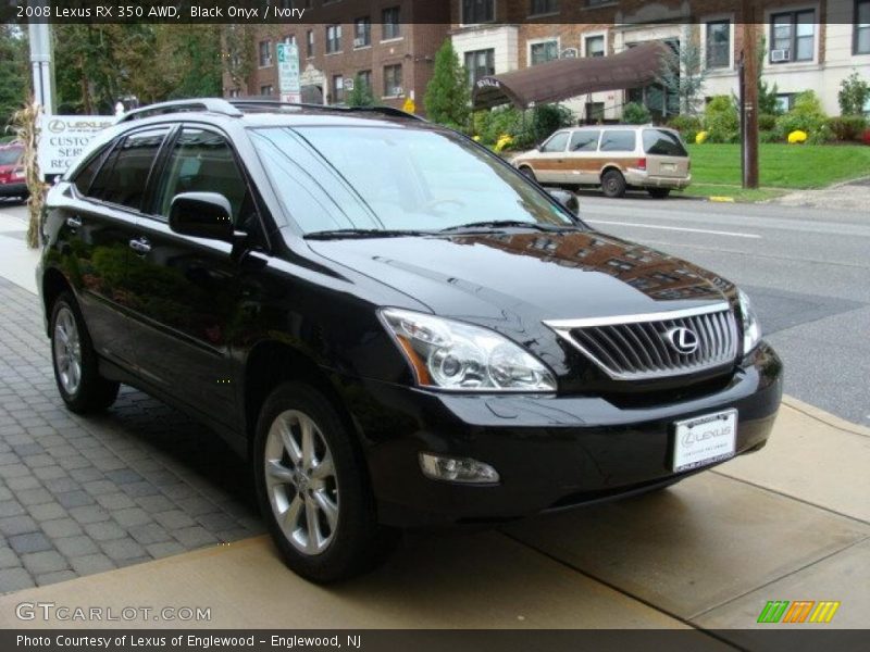 Black Onyx / Ivory 2008 Lexus RX 350 AWD