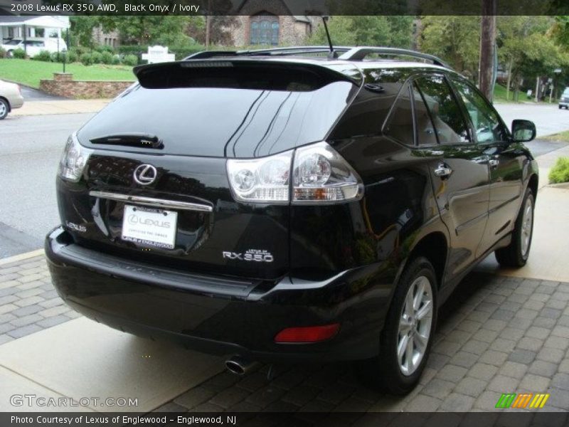 Black Onyx / Ivory 2008 Lexus RX 350 AWD