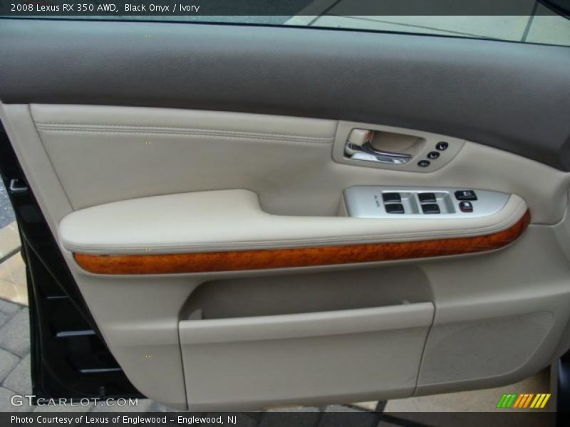 Black Onyx / Ivory 2008 Lexus RX 350 AWD